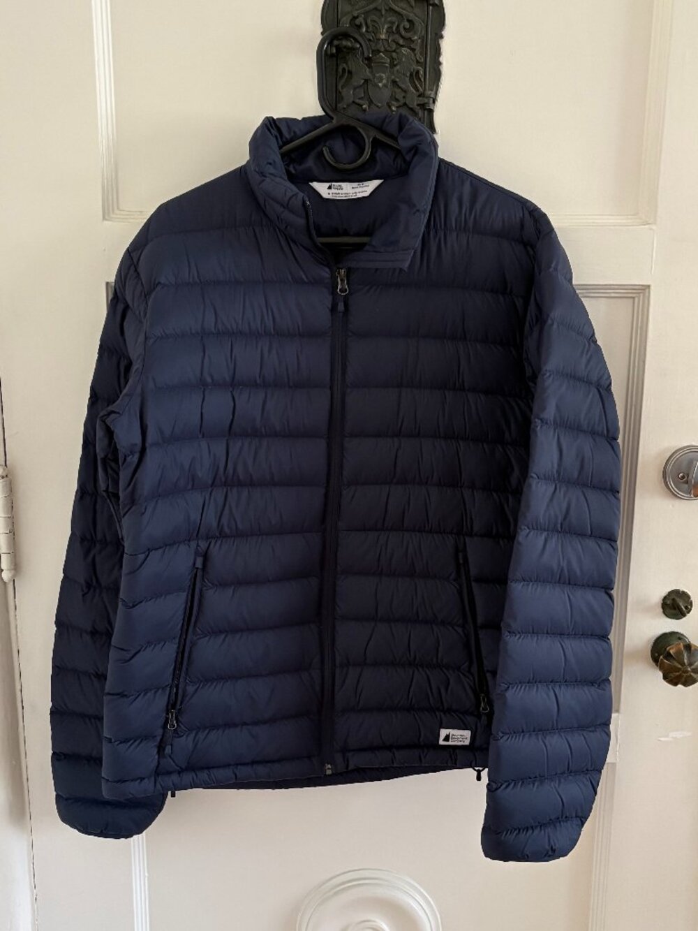 MEC Boundary Light Down Jacket | Men's Size Medium | Navy Blue